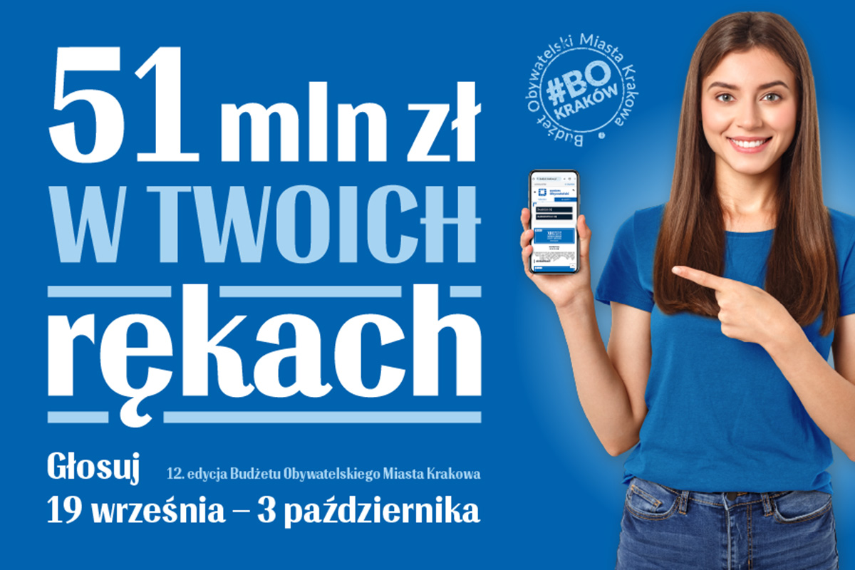 51 mln zł w Twoich rękach – jak głosować w Budżecie Obywatelskim Miasta Krakowa?