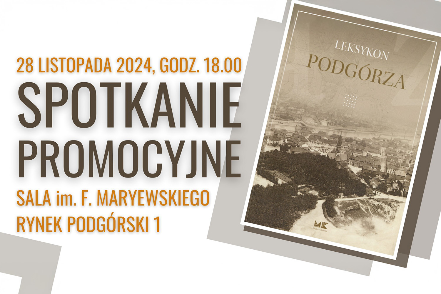 Leksykon Podgórza - spotkanie promocyjne