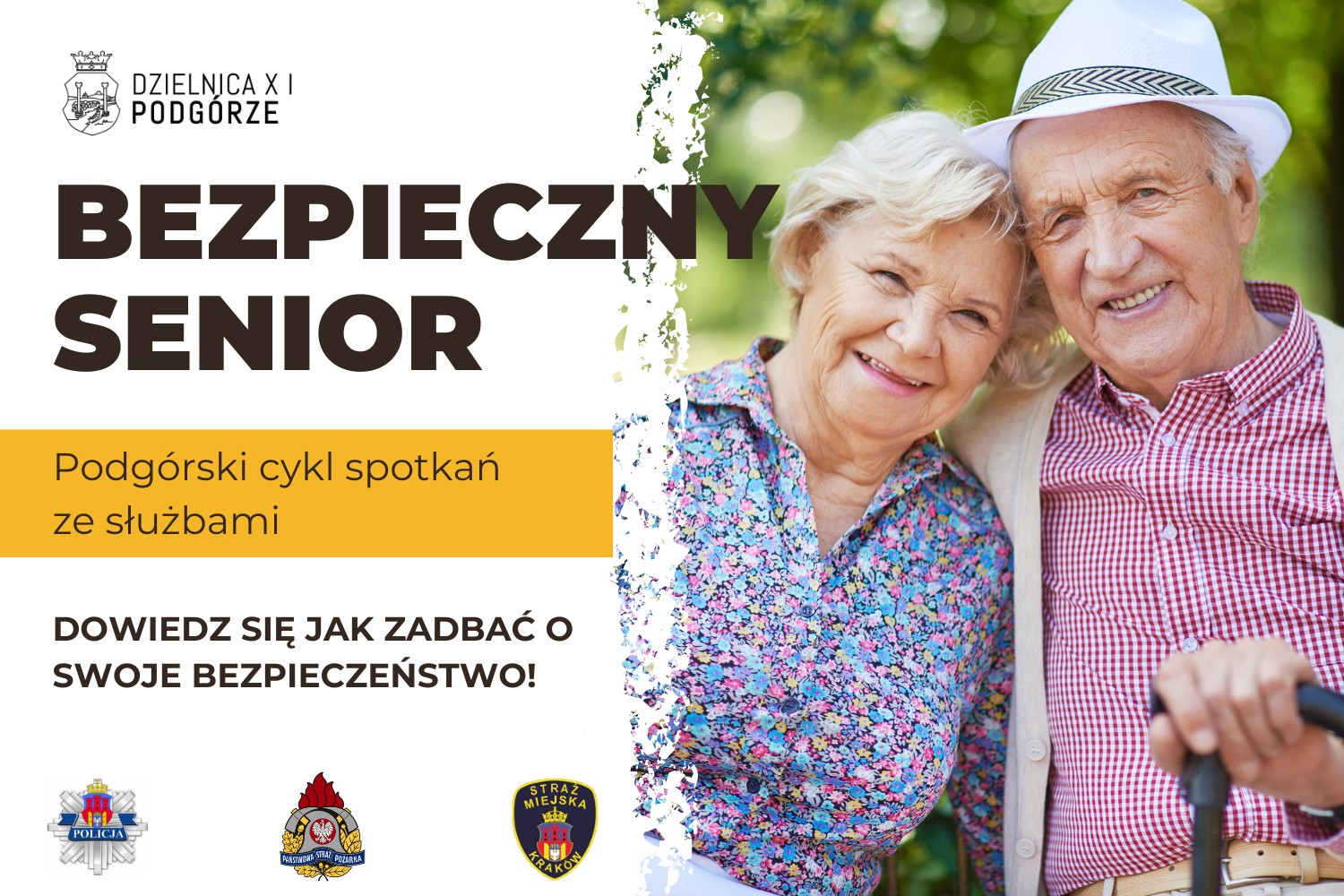 BEZPIECZNY SENIOR - spotkanie w DPS na ul. Łanowej 39