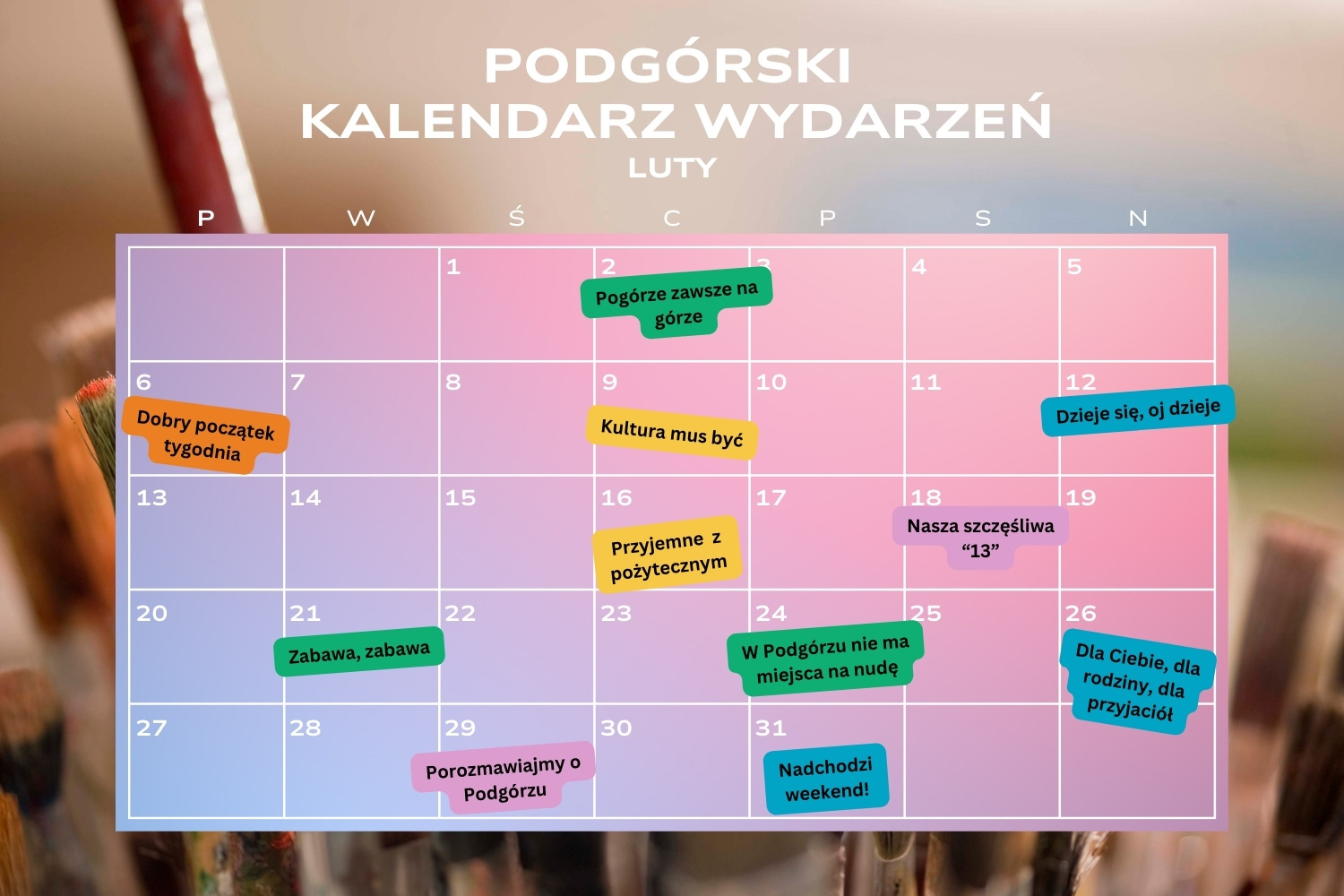 Podgórski kalendarz wydarzeń - luty 2025